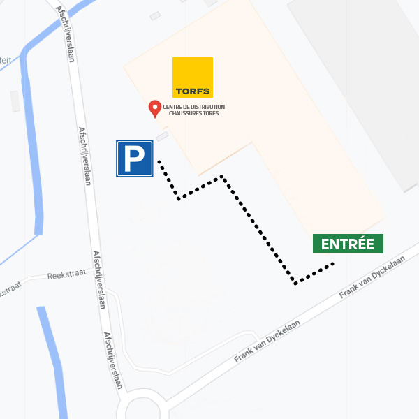 Torfs Stockverkoop Temse - Parking